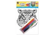 Male prezenty dla dzieci - Grafix Color by Number A4 - Assorted - 150058