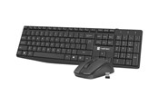 Klawiatura - Natec Squid - keyboard and mouse set - 2in1 - US - black - Zestaw klawiatura i mysz - Angielski (US) - Czarny - NZB-1989