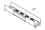 Szafa rack - APC - rack aisle crossover tray - FS-AC-4008-B