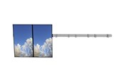 Uchwyty ścienne, uchwyty AV i meble AV - HI-ND Videorow - mounting kit - for 4x1 video wall - Max 60 kg - recommended for 49" - VR4900-5401