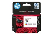 Tusz, toner i materiał eksploatacyjny - HP 47 / 6ZD61AE - Cyan Magenta Yellow Ink - 6ZD61AE#BHL