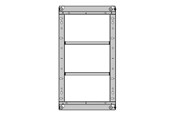 Uchwyty ścienne, uchwyty AV i meble AV - Multibrackets M Pro - mounting kit - black - Max 160 kg - recommended for 75" - 7350105215339