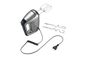 Mikser ręczny - SEVERIN Mikser ręczny HM 3832 - hand mixer - grey metallic/black/stainless steel - 400 W - HM 3832