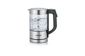 Czajnik elektryczny - SEVERIN Czajnik elektryczny WK 3458 - brushed stainless steel/glass - Szczotkowana stal nierdzewna / szkło - 1100 W - 3458000