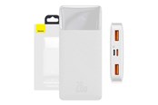 Powerbank - Baseus Bipow 10000mAh 20W - White Powerbank - Biały - 10000 mAh - PPBD050502