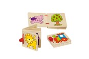 Zabawki dla niemowlat - Goki Picture Books Wood - 59983