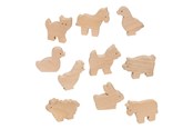 Zabawki drewniane - Goki Wooden Farm Animals 10pcs. - 53871