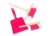 Zabawa w udawanie - Goki Broom Dustpan & Tin Pink - 15430