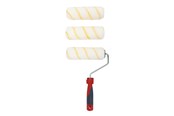 Malowanie - Work>it Paint Roller Set With 2 Extra Rollers 18 cm - 38386