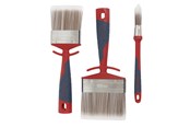 Malowanie - Work>it Brushes in Sets of 1 Round and 2 Flat - 38490