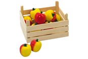Zabawki drewniane - Goki Wooden Apples in Box 10pcs. - 51665