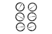 Dekoracje - Home>it Nicetrap Locking Rings 6 pcs. - 91627
