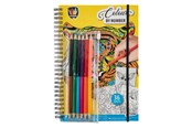 Kreatywne gry - Grafix Color by Number Coloring Book with Crayons. - 150081
