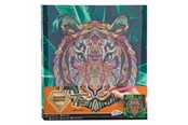 Kreatywne gry - Grafix Canvas Diamond Painting Tiger 30x30cm - 260008