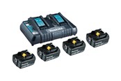 Akumulator i ladowarka - Makita battery charger - with battery - 4 - Li-Ion - 199483-0