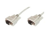 Kabel równolegly, szeregowy - DIGITUS D-Sub9/F - D-Sub9/F Serial Cable - 3m - AK-610106-030-E