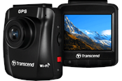Kamera samochodowa - Transcend DrivePro 250 – w zestawie karta microSD o pojemności 64 GB - TS-DP250A-64G