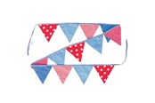 Zabawki - Goki Cotton Bunting Blue/Red - 60768