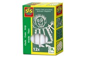 Kreatywne gry - SES Creative Chalk - White 12 pcs. - 00200