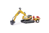 Rowerki i chodziki - Falk Excavator Super Builder with Trailer - 808-092