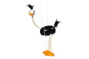 Lalka, mis i akcesoria - Goki Wooden Marionette Ostrich - SO104
