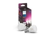 Inteligentny dom - Philips Hue White and Color Ambiance E14 Smart luster bulb (2-pack) - 929003573602