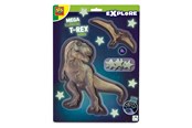 Pokój dziecięcy - SES Creative Mega Glowing T-Rex World Wall Stickers - 25129