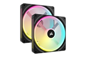 Wentylator obudowy - Corsair iCUE LINK QX140 RGB Starter Kit - Black - Wentylator obudowy - 140mm - Czarny ze światłem RGB - 37 dBA - CO-9051004-WW