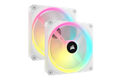 Wentylator obudowy - Corsair iCUE LINK QX140 RGB Starter Kit - White - Wentylator obudowy - 140mm - Biały z oświetleniem RGB - 37 dBA - CO-9051008-WW