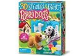 Model do sklejania i skladania - 4M Mould and paint 3D puppies - 4M-04784