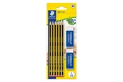 Przybory do pisania i rysowania - Staedtler Pencil Noris + eraser bc 100% PEFC - 120 R BK6D
