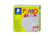 Materialy hobbystyczne - Staedtler Mod. clay FIMO kids glitter silver - 8030-812