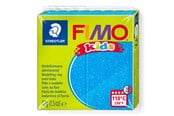 Materialy hobbystyczne - Staedtler Mod. clay FIMO kids blue glitter - 8030-312