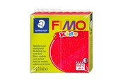 Materiały hobbystyczne - Staedtler Mod. clay FIMO kids red glitter - 8030-212