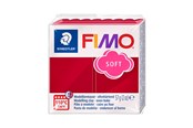 Materialy hobbystyczne - Staedtler Mod. clay FIMO soft cherry red - 8020-26