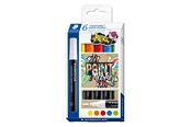 Przybory do pisania i rysowania - Staedtler Paint marker Lumocolor 2.4mm 6pcs - 349 C6