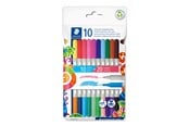 Przybory do pisania i rysowania - Staedtler Fibre tip pen 2tips twin color 10pc - 3280 C10
