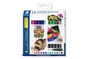 Przybory do pisania i rysowania - Staedtler Universal pen Lumocolor F per 14pcs - 318 C14