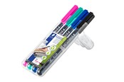 Przybory do pisania i rysowania - Staedtler Universal pen Lumo M perm 4pcs Box - 317 WP4-1