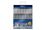 Przybory do pisania i rysowania - Staedtler Fineliner pigment liner black 12pcs - 308-9 TB12