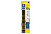 Przybory do pisania i rysowania - Staedtler Pencil Noris + eraser bc  100% PEFC - 120 R BK3D