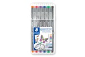 Przybory do pisania i rysowania - Staedtler Fineliner pigment lin. 0.3mm 6 col. - 30803-SSB6