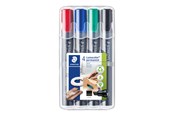 Przybory do pisania i rysowania - Staedtler Marker Lumocolor permanent 4pcs.box - 350 WP4