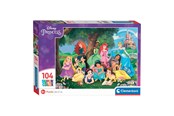 Puzzle - Clementoni Jigsaw Puzzle - Disney Princess 104st. Podłoga - 25743