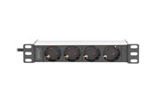 Kabel zasilający (zewnętrzny) - DIGITUS 4-Port - 1U - Aluminum PDU - DN-95418
