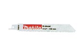 Pila szablasta - Makita saber saw blade - for metal aluminium stainless steel non-ferrous metal steel pipes steel profiles iron solid material - 5 pieces - P-04911