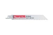 Piła szablasta - Makita saber saw blade - for metal aluminium stainless steel wood with nails steel pipes cast iron profiles mild steel alloys - 5 pieces - P-04880