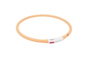 Psy - Trixie USB Flash Light Ring XS–XL: 70 cm/ø 10 mm. Orange - TX12646