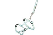 Psy - Trixie Junior Puppy H-Harness with Lead M-L: 27-45cm/10mm 2m. mint - TX15355