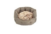 Psy - Dogman Pet Bed Classy Memory Foam Oval Beige Large 74x70x32cm - 805670